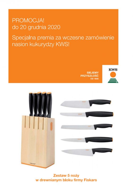 Promocja – specjalna premia za wczesne zamówienie nasion kukurydzy KWS